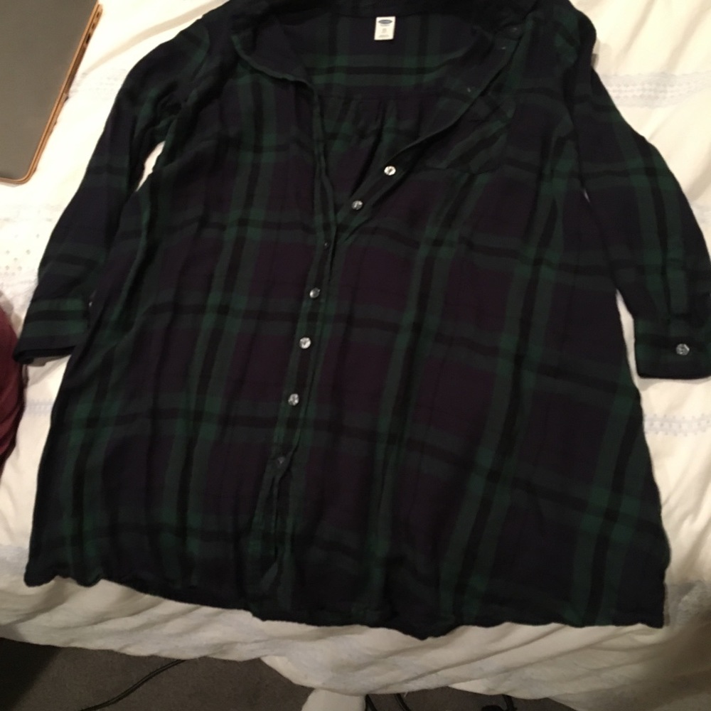 Old Navy plaid tunic